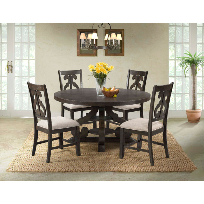 Stone - Round Dining Set - JaxCo Furniture