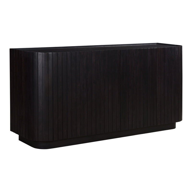 Povera - 4 Door Sideboard - Black - JaxCo Furniture
