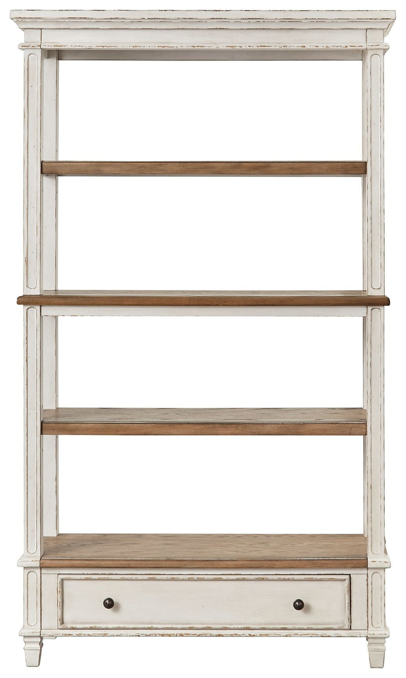 Realyn - Brown / White - Bookcase - JaxCo Furniture