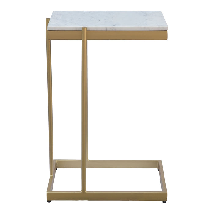 Sulu - C Table - White - JaxCo Furniture