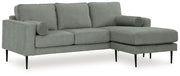Hazela - Charcoal - Sofa Chaise - JaxCo Furniture