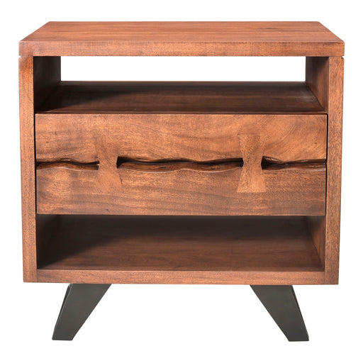 Madagascar - Nightstand - Brown - JaxCo Furniture