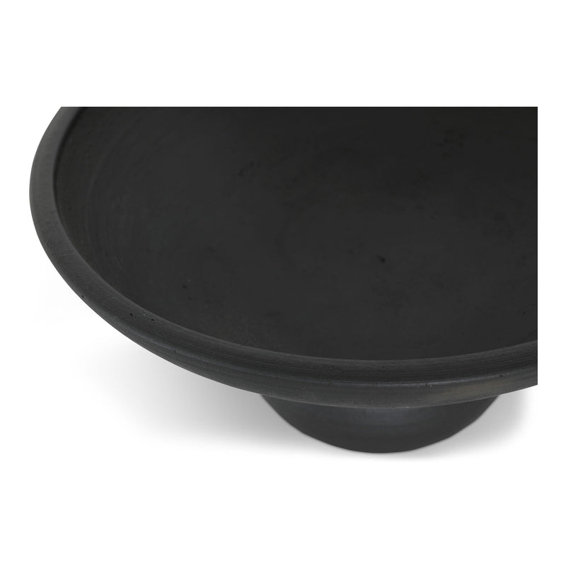 Asha - Decorative Bowl - Black Terracotta - JaxCo Furniture