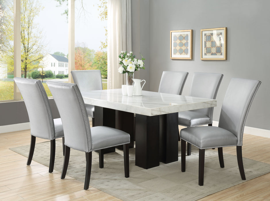 Camila - Rectangular Dining Set - White Top - JaxCo Furniture