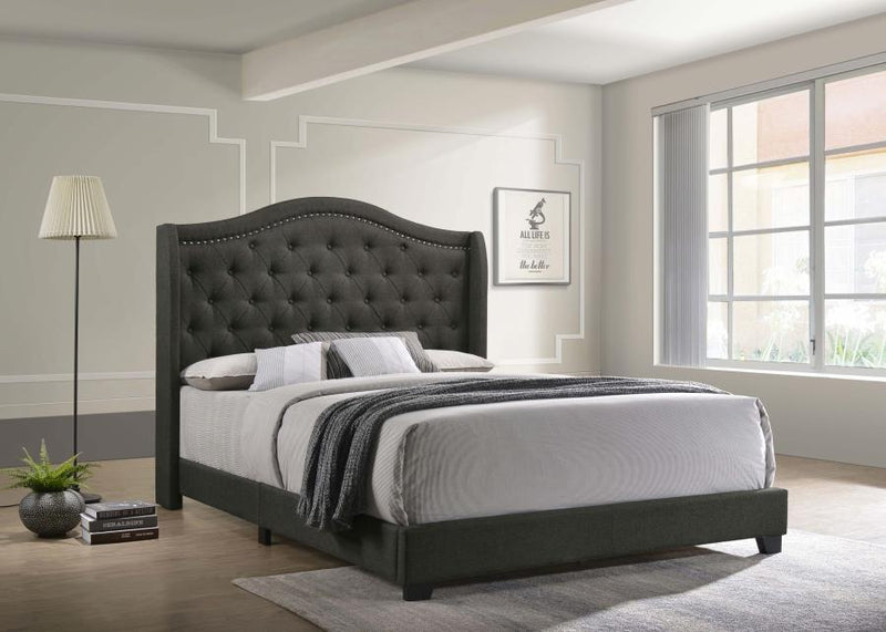 Sonoma - Upholstered Wingback Bed - JaxCo Furniture