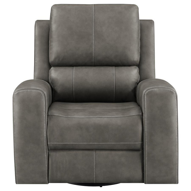 Brickston - Triple Power Swivel Glider Recliner - JaxCo Furniture