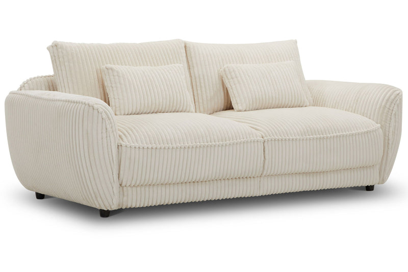 Utopia - Sofa And 2 Chair And Half - Mega Ivory - JaxCo Furniture