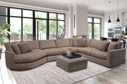 The Bump - 4 Piece Modular Sectional - Alistair Fossil - JaxCo Furniture