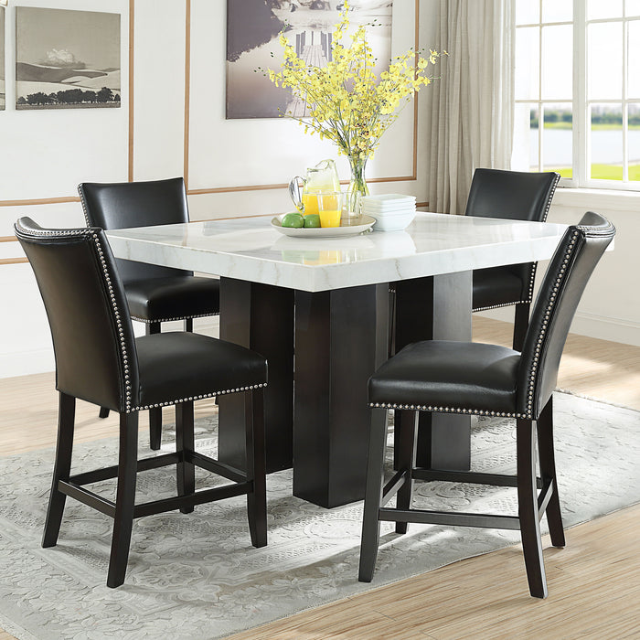 Camila - Square Counter Dining Set - White Top - JaxCo Furniture