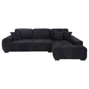 Octavia - Fabric Upholstered Sectional Chaise Sofa - JaxCo Furniture