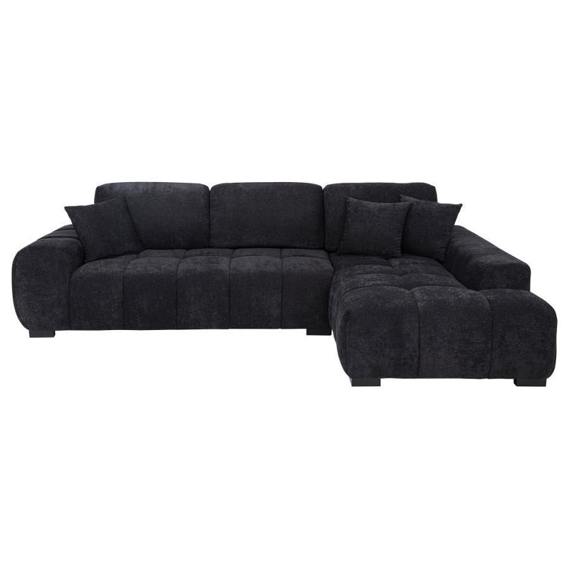 Octavia - Fabric Upholstered Sectional Chaise Sofa - JaxCo Furniture