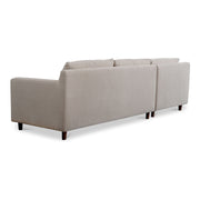 Hutton - Left Sectional - Beige - JaxCo Furniture