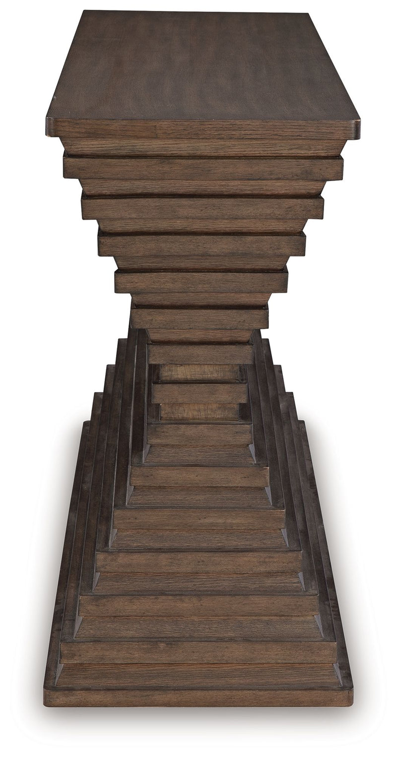Hannodream - Warm Brown - Sofa Table - JaxCo Furniture