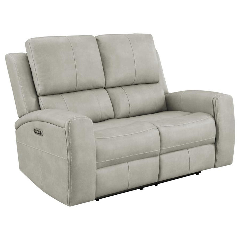 Brickston - Triple Power Reclining Sofa Set - JaxCo Furniture