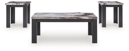 Jazmore - Dark Brown - Occasional Table Set (Set of 3) - JaxCo Furniture