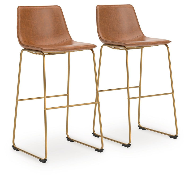 Ciabori - Tall Upholstered Barstool (Set of 2) - JaxCo Furniture