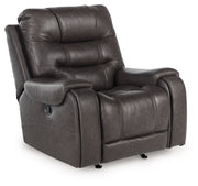 Femley - Smoke - Rocker Recliner - JaxCo Furniture
