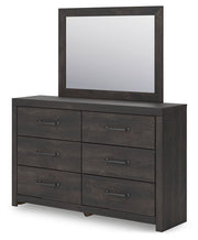 Hollivern - Dark Gray - Dresser And Mirror - JaxCo Furniture