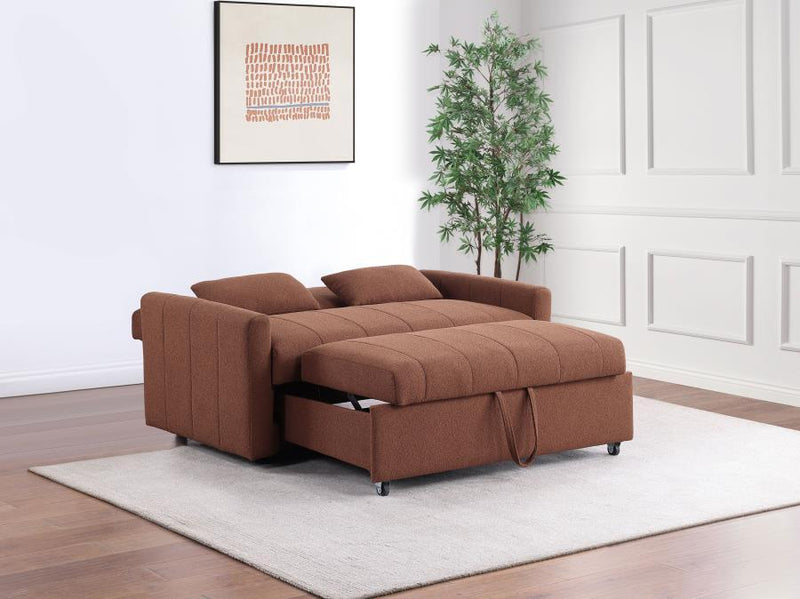 Portland - Boucle Upholstered Sleeper Sofa Bed - JaxCo Furniture