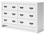 Binterglen - White - Dresser - JaxCo Furniture