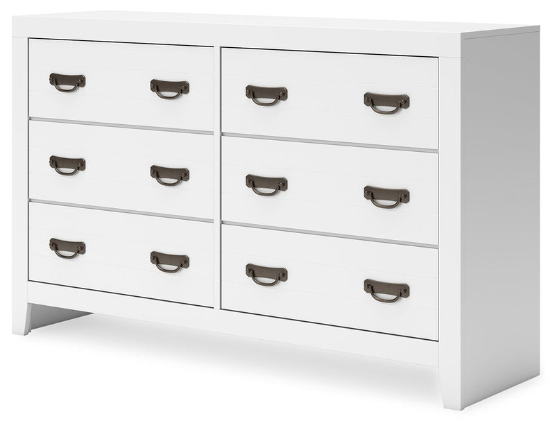 Binterglen - White - Dresser - JaxCo Furniture