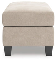 Willarae - Taupe - Ottoman - JaxCo Furniture