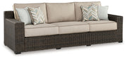 Coastline Bay - Brown - Sofa With Cushion - JaxCo Furniture
