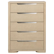 Ladera - 5-Drawer Bedroom Chest Of Drawers - Light Elm - JaxCo Furniture