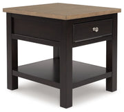 Drazmine - Brown - Rectangular End Table - JaxCo Furniture