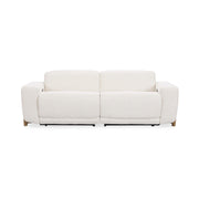 Darrow - Upholstered Power Recliner Sofa - White - JaxCo Furniture