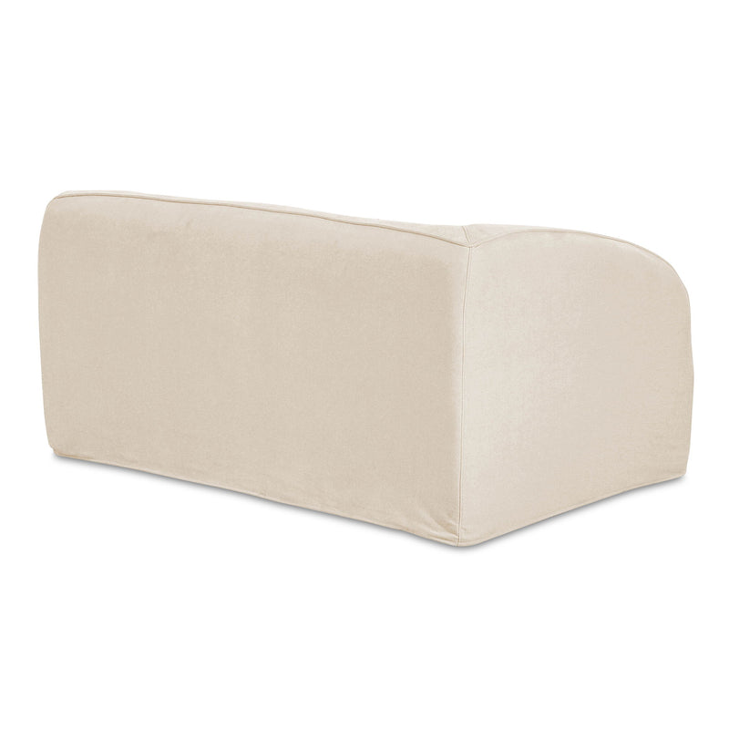 Isla - Left Arm Facing Corner Chair - Beige - JaxCo Furniture