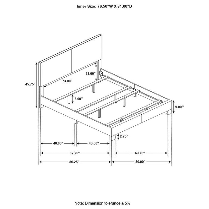 Dorian - Upholstered Panel Bed