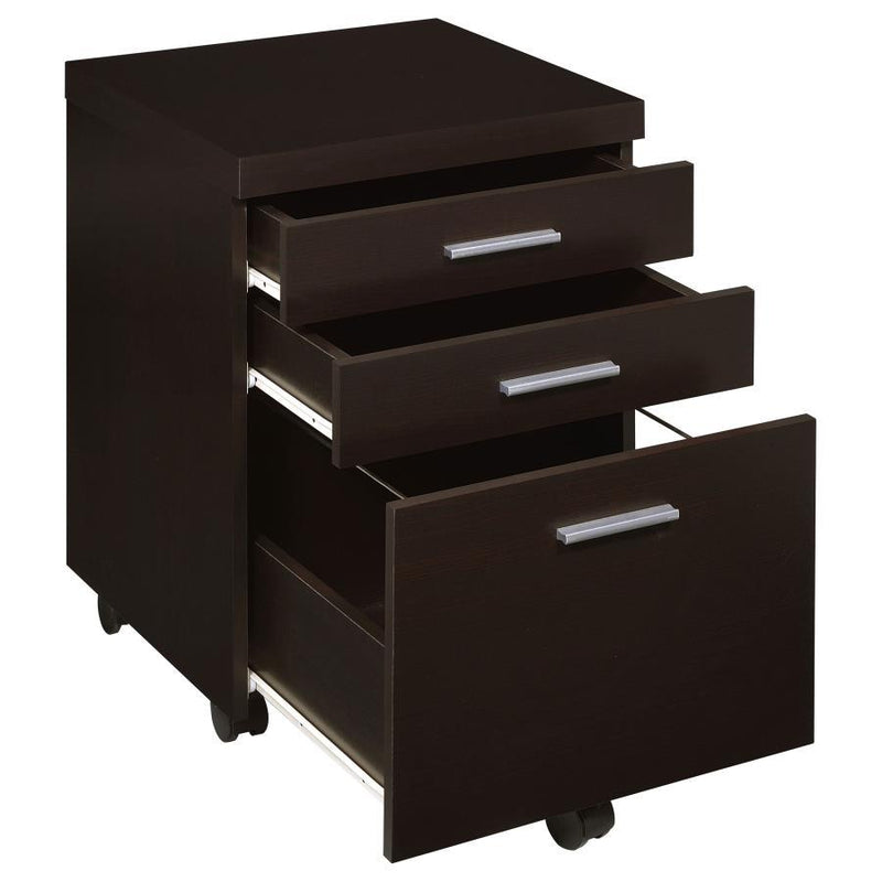 Skeena - 3-Drawer Mobile Office Cabinet - JaxCo Furniture