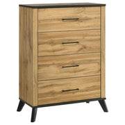 Kaywood - 4-Drawer Bedroom Chest Of Drawers - Natural Pine - JaxCo Furniture