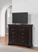 Dominique - Chesser - Dark Brown - JaxCo Furniture