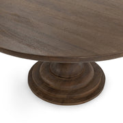 Hera - Mango Wood 60" Round Dining Table - JaxCo Furniture