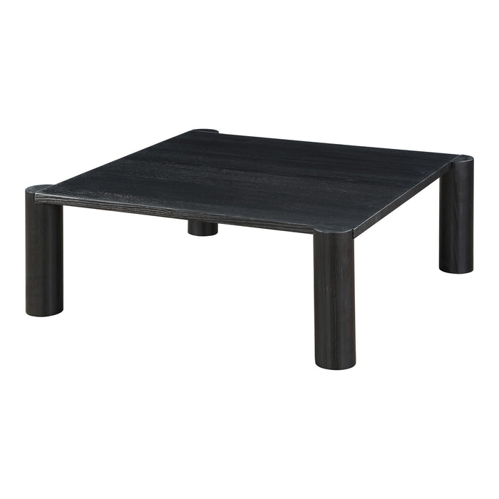 Post - Coffee Table - Black Oak - JaxCo Furniture