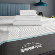 Linens - Tempur Rayon from Bamboo Sheet Set - White - JaxCo Furniture