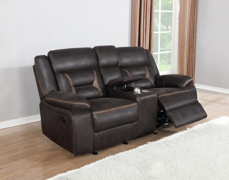 Greer - Upholstered Motion Reclining Loveseat - JaxCo Furniture
