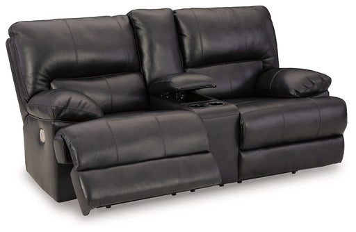 Mountainous - Eclipse - Power Reclining Loveseat With Console /Adj Headrest - JaxCo Furniture
