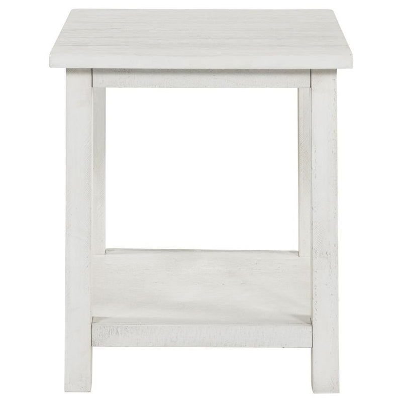 Payne - Wood End Table with Shelf - JaxCo Furniture