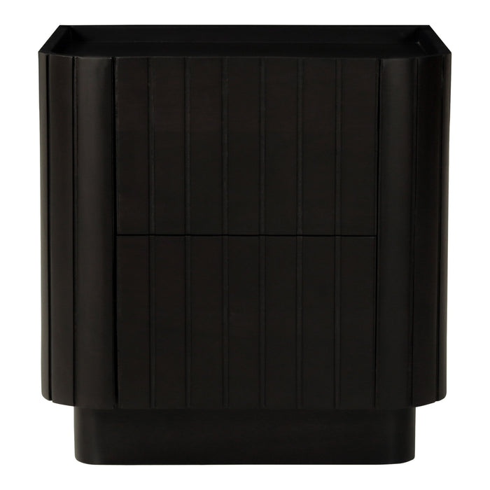 Povera - Nightstand - Black - JaxCo Furniture