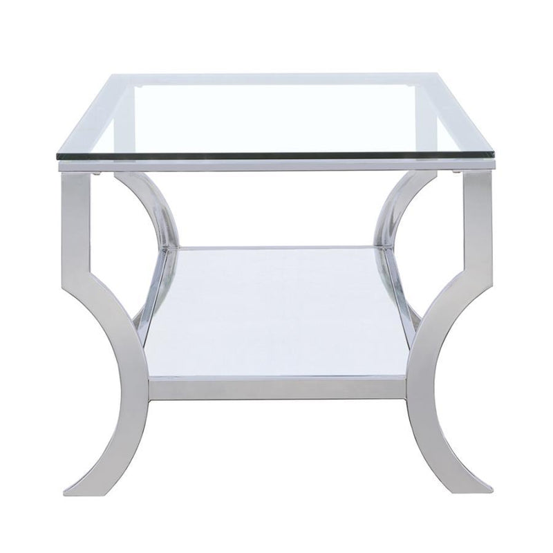 Saide - Rectangular Glass Top Table - JaxCo Furniture