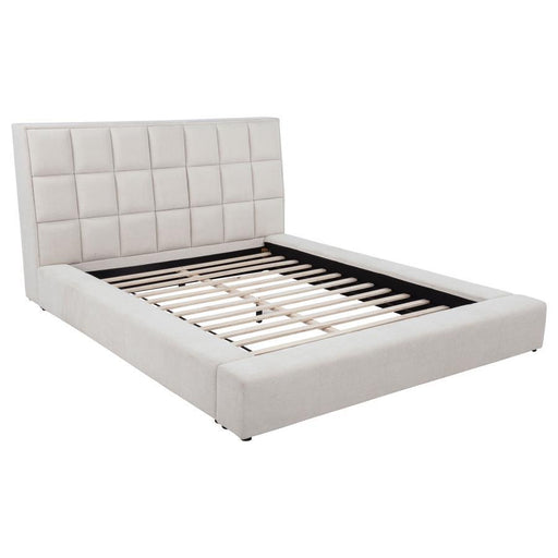 Dreux - Upholstered Panel Platform Bed - JaxCo Furniture