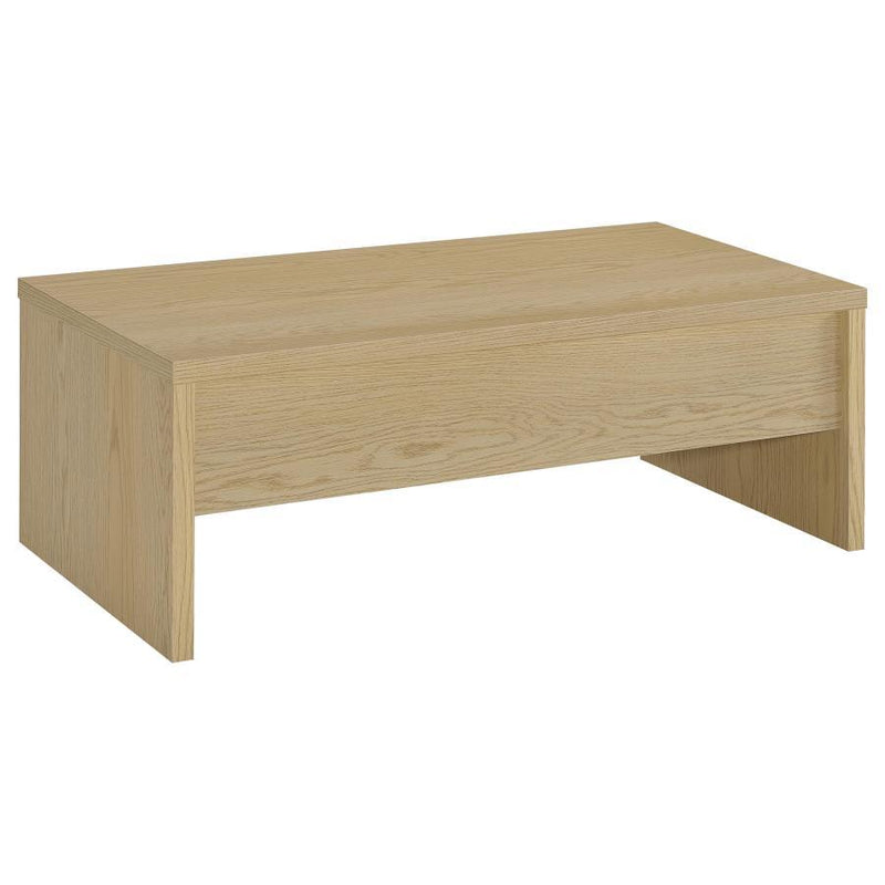 Canoga - Engineered Wood Lift Top Coffee Table - Light Oak - JaxCo Furniture