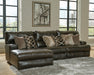 Como - 3 Piece Italian Leather Match Reclining Sofa - JaxCo Furniture