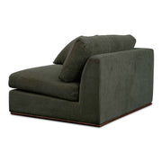 Rue - Left Arm Facing Chair - Deep Green - JaxCo Furniture