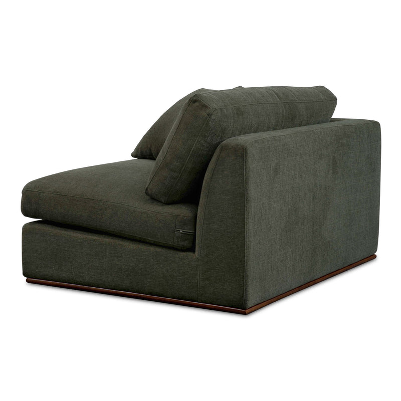 Rue - Left Arm Facing Chair - Deep Green - JaxCo Furniture