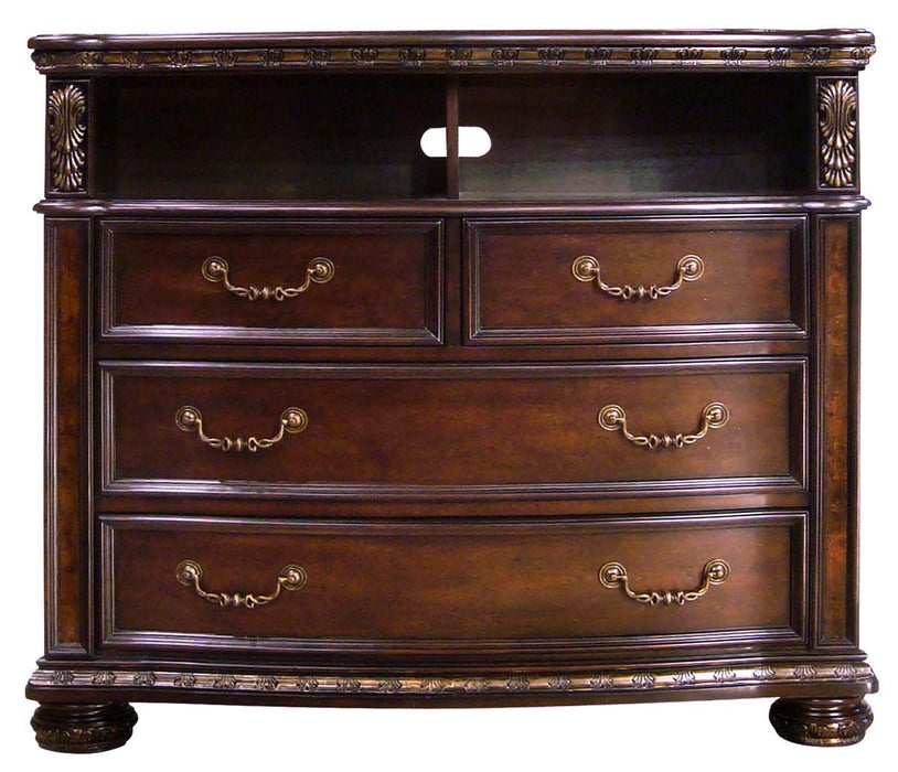 Monte Carlo - Media Chest - Dark Brown - JaxCo Furniture