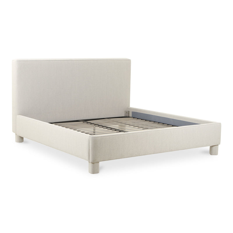 Ichigo - Queen Bed - Light Gray - JaxCo Furniture